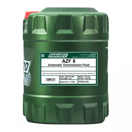Automaattivaihteistoöljy AZF 8 Fanfaro - Automaattivaihteistoöljyt - FF8614 - 1
